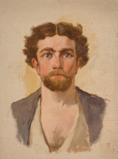 Bust of a Man by Severin Falkman