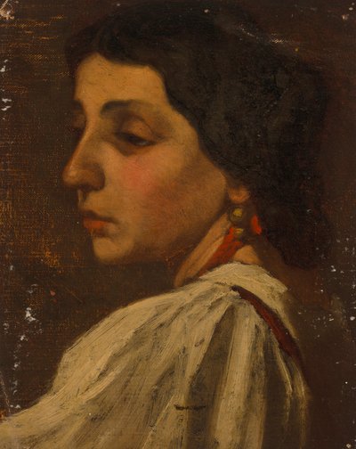 Woman in Profile by Severin Falkman
