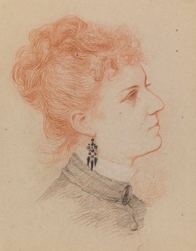 Portrait of a Woman by Severin Falkman