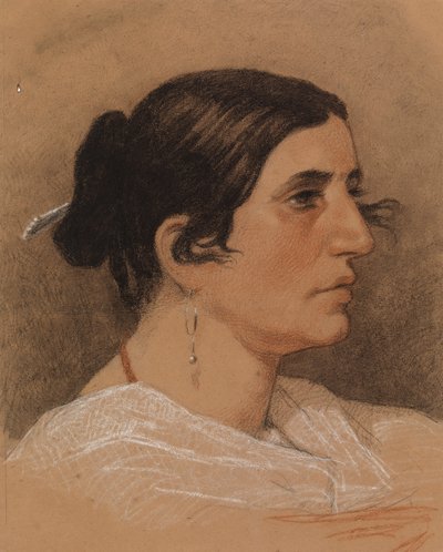 Profile of a Woman by Severin Falkman
