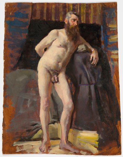 Bearded Nude by Severin Falkman