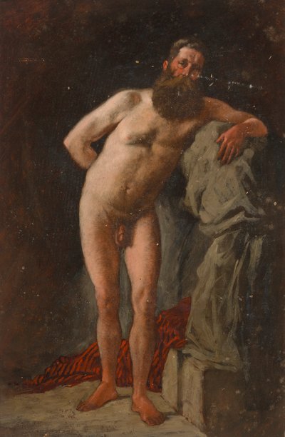 Bearded Nude by Severin Falkman