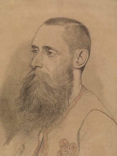 Portrait of a Bearded Man by Severin Falkman