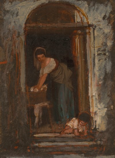 Stella and Child by Severin Falkman