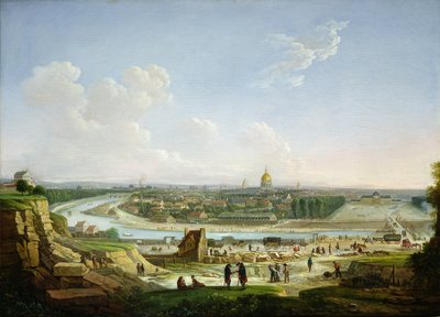 General View of Paris from the Chaillot Hill, 1818 by Seyfert
