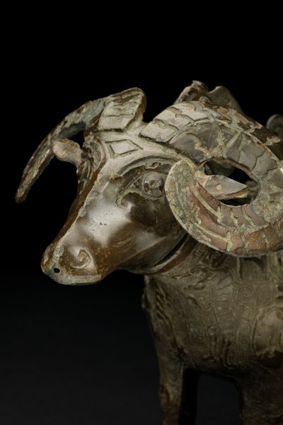 Ritual Ram-Form Wine Vessel, Gong by Shang Dynasty Chinese School
