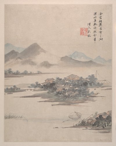 Landscapes, Flowers and Birds, Dated 1639 by Shengmo Xiang