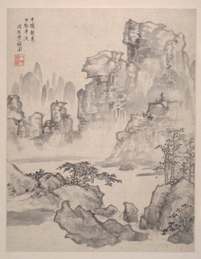 Landscapes, Flowers and Birds, Dated 1639 by Shengmo Xiang