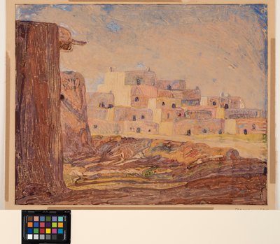 Indian Village, c.1928 by Sherman Trease