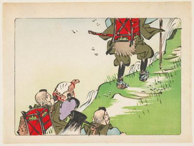 (Procession of Pilgrims) by Shibata Zeshin