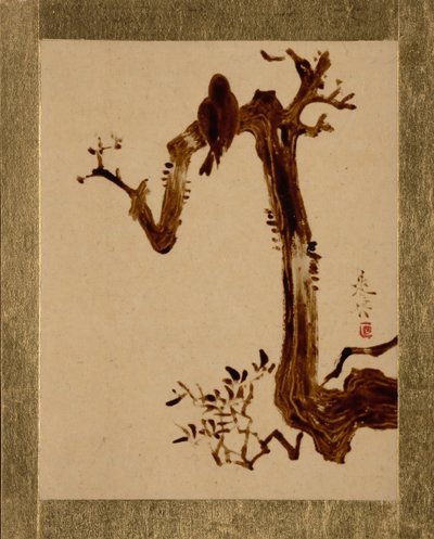 Crow on Tree by Shibata Zeshin