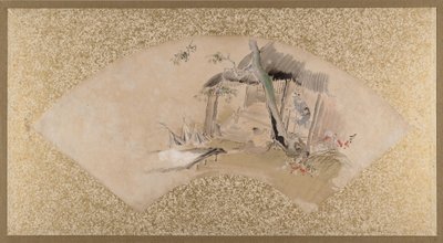 House with Woman and Baby by Shibata Zeshin