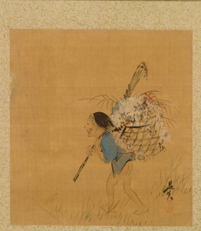 Leaf from Album of Seasonal Themes: Tea Jar and Cups by Shibata Zeshin