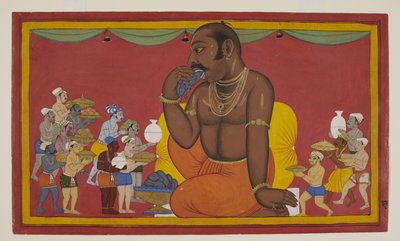 Kumbhakarna Is Fed Lavishly with Buffalo and Monkey Meat by S?hibdin S?hibdin