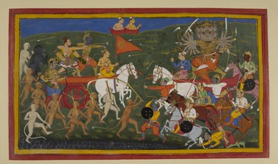 Rama and Ravana Fiercely Battle as Omens Foretell Ravana