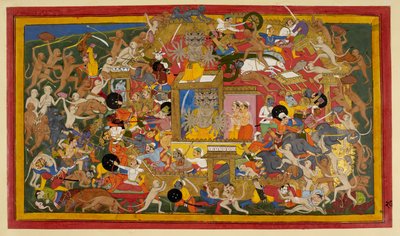 The Siege of Lanka, c.1653 by S?hibdin S?hibdin