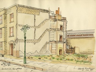Bombed Site, Hampstead by Shirley Markham