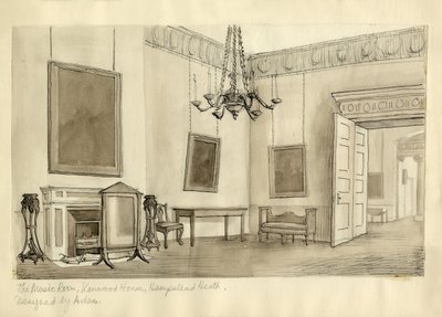 The Music Room, Kenwood House, Hampstead Heath by Shirley Markham