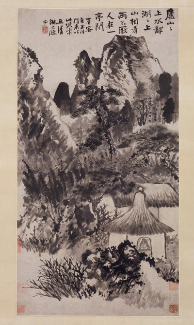 Hermitage in Mount Lu by Shitao