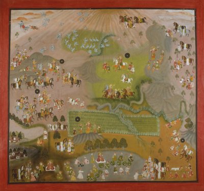 Maharana Jagat Singh Hawks for Cranes by Shiva and Dayal