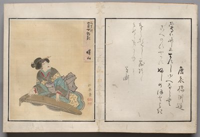 Leaf from Album of Actor Portraits by Shorakusai