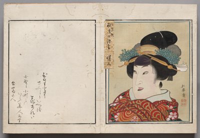 Leaf from Album of Actor Portraits by Shorakusai