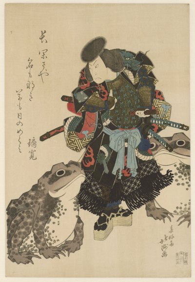 Arashi Rikan II in a Kabuki Performance by Shunkosai Hokushu