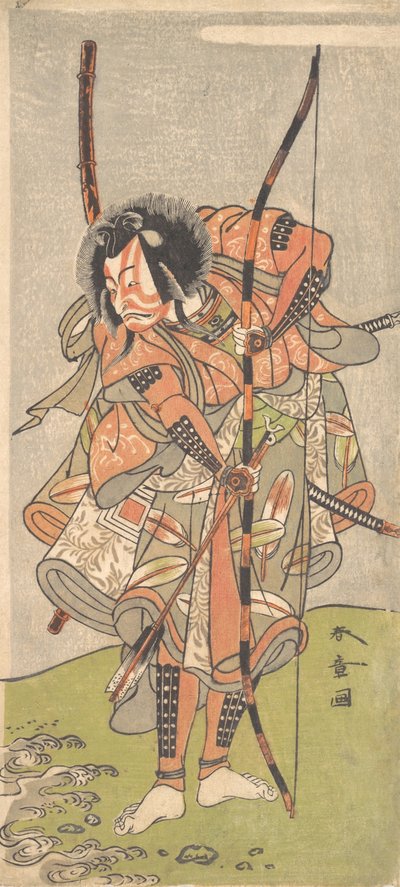 Kabuki Actor Ichikawa Ebizo III Ichikawa Danjuro IV by Shunsho