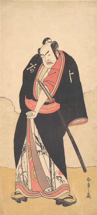 Kabuki Actor Nakamura Sukegoro II as Kaminari Shokuro by Shunsho