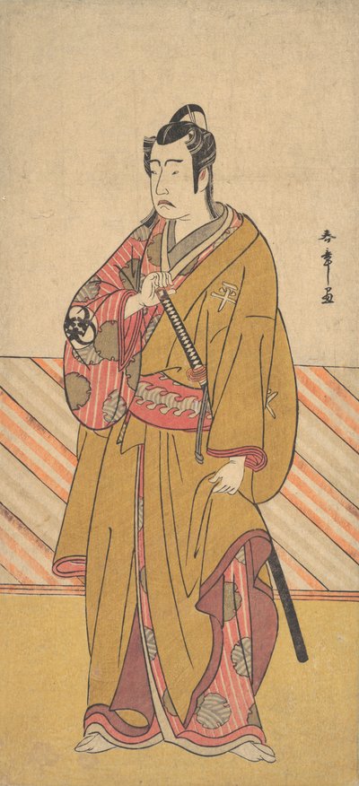 The Actor Bando Mitsugoro I as one of the Conen Otoko or Five Kyokaku by Shunsho