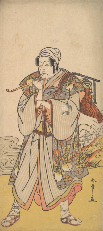 The Actor Danjuro III as an Itinerant Peddler by Shunsho