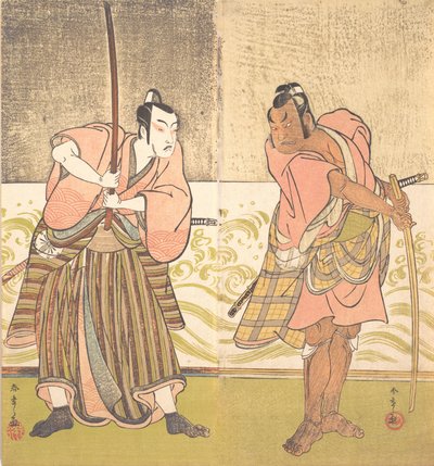 The Actor Sakata Hangoro II and the Actor Matsumoto Koshiro IV by Shunsho