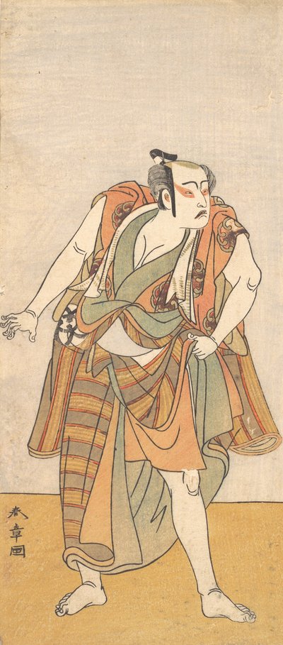 The First Bando Mitsugoro as an Unarmed Man by Shunsho