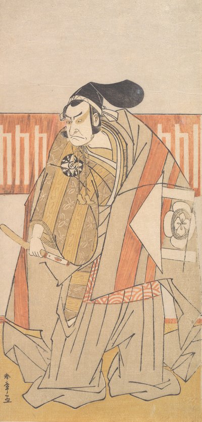 The First Nakamura Nakazo in the Role of Kudo Suketsune, probably 1775 by Shunsho