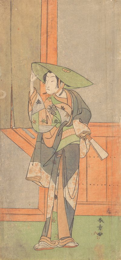 The First Nakamura Tomijuro in the Role of Izaemon by Shunsho