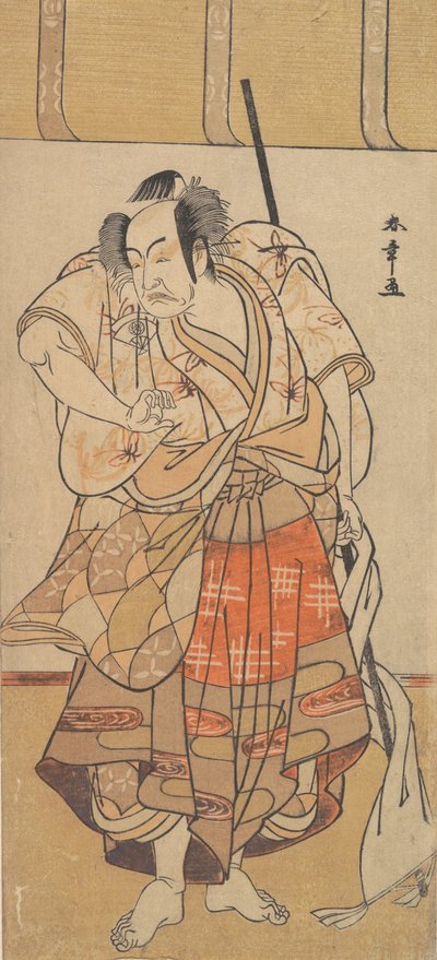 The First Onoe Kikugoro as an Angry Man by Shunsho
