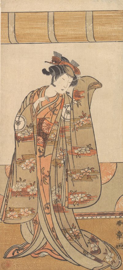 The Fourth Iwai Hanshiro as a Woman by Shunsho