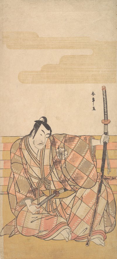 The Fourth Matsumoto Koshiro as a Samurai, ca. 1782 by Shunsho