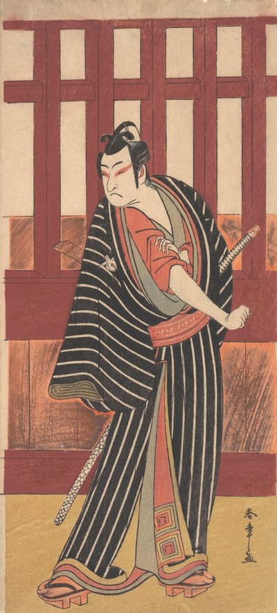 The Second Ishikawa Monosuke in the Role of Karigane Bunshichi by Shunsho