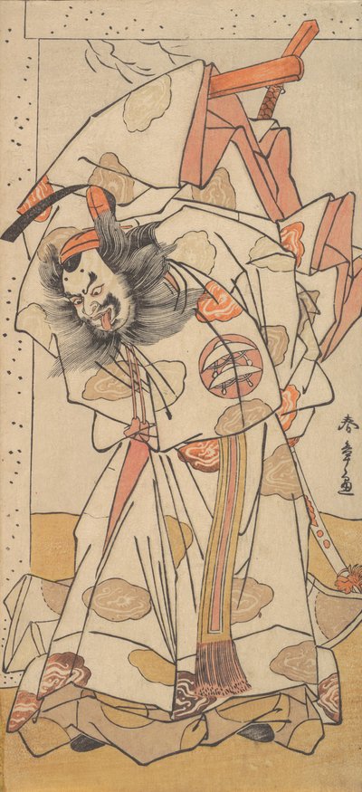 The Second Nakajima Mihoemon in the Role of Sadaijin Jihei by Shunsho