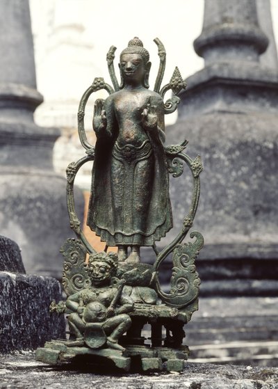 Buddha in an argumentation posture by Siamese School