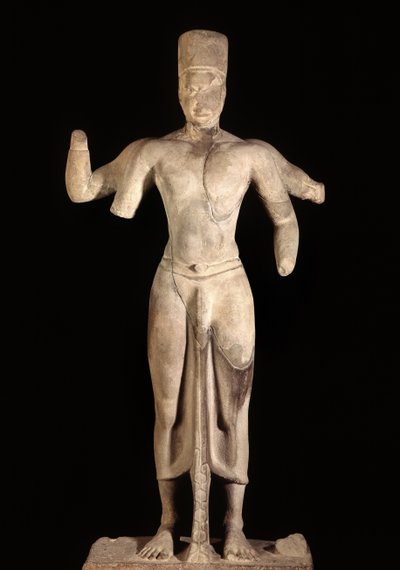 The famed Vishnu from Amphoe Takua Pa, 8th-9th century by Siamese School