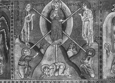 Jesus Christ at Mount Tabor by Sicilian School