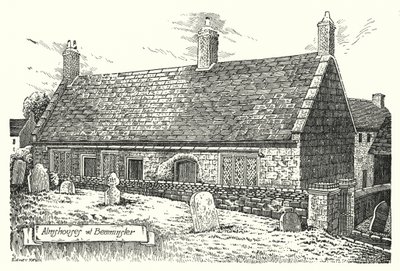 Almshouses at Beaminster by Sidney Heath