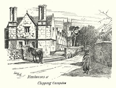 Almshouses at Chipping Campden by Sidney Heath