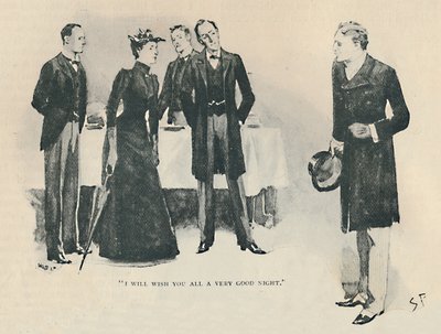 I Will Wish You All A Very Good Night by Sidney Paget