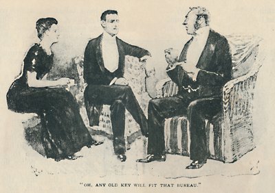 Oh, Any Old Key Will Fit That Bureau by Sidney Paget