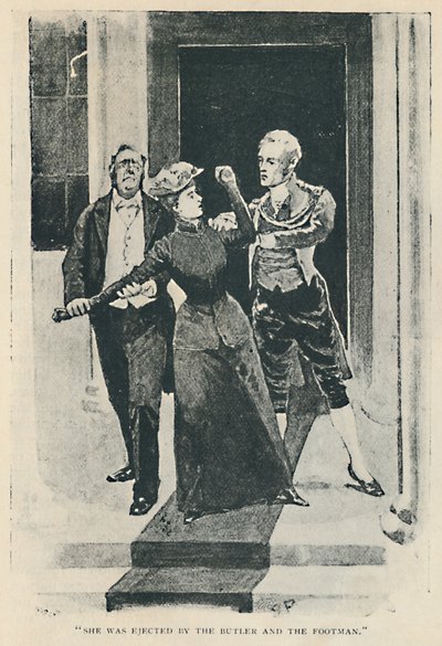 She Was Ejected By The Butler And The Footman, 1892 by Sidney Paget