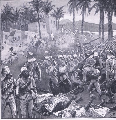 Storming Firket, illustration from Cassell