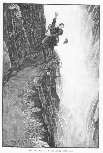 The Death of Sherlock Holmes by Sidney Paget
